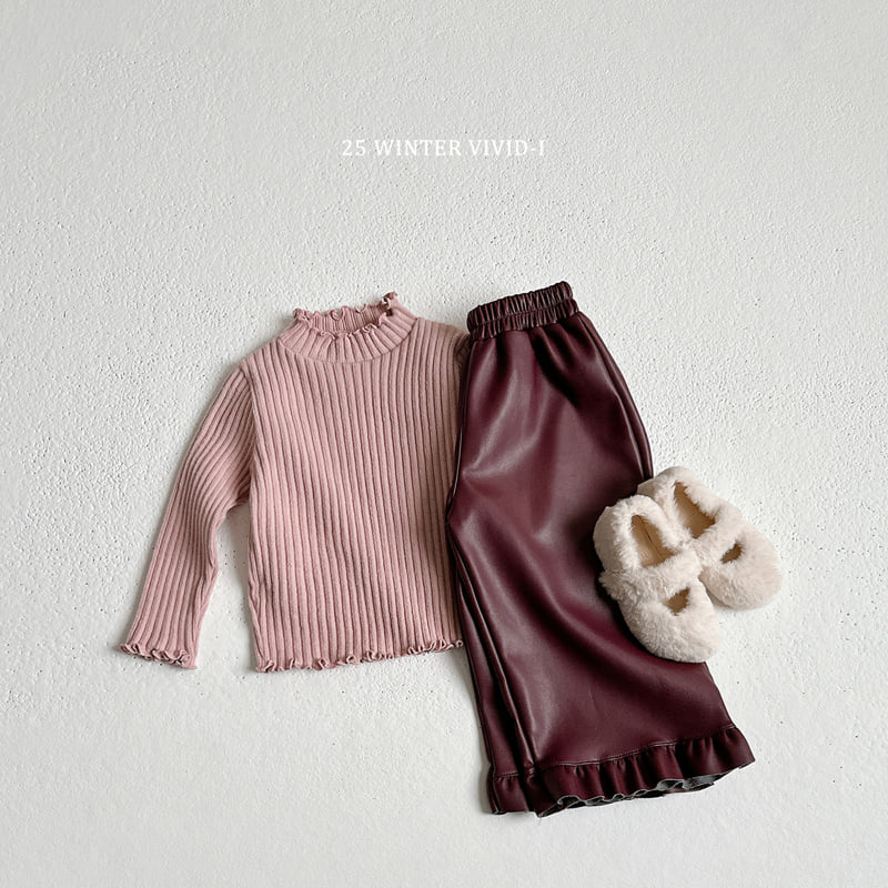 Vivid I - Korean Children Fashion - #fashionkids - Fleece Frill Pants - 11