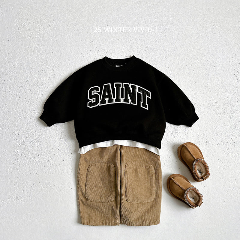 Vivid I - Korean Children Fashion - #fashionkids - Saint Sweatshirt - 7