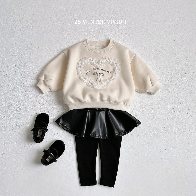 Vivid I - Korean Children Fashion - #fashionkids - Glossy Skirt Leggings - 6