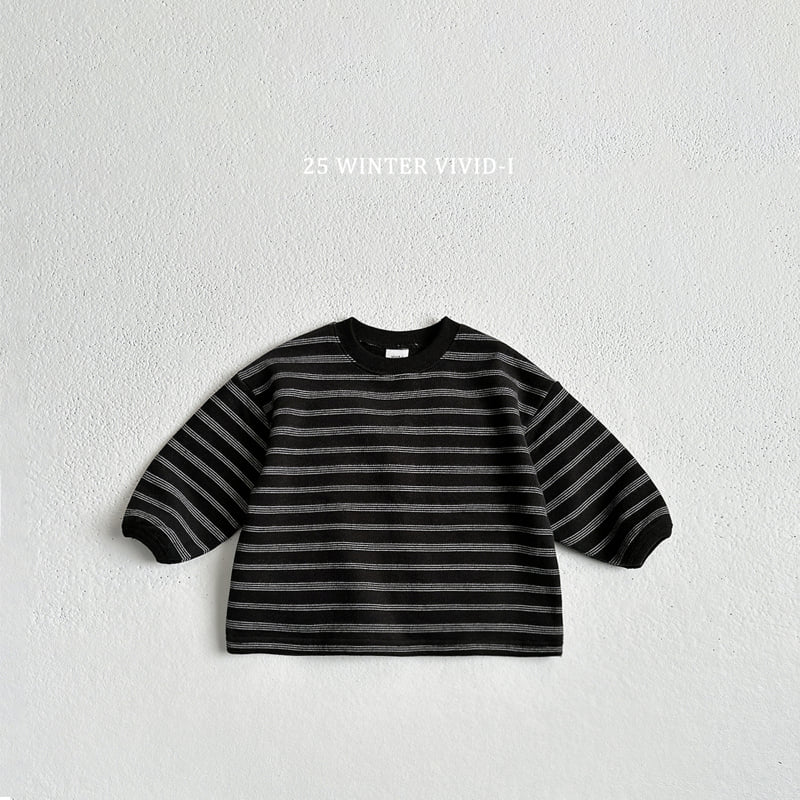 Vivid I - Korean Children Fashion - #discoveringself - Fleece Multi Stripe Sweatshirt - 4