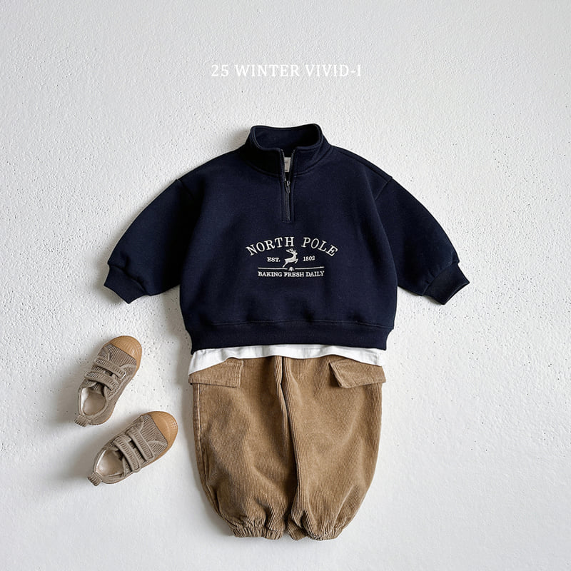 Vivid I - Korean Children Fashion - #kidsshorts - Fleece Corduroy Cargo Pants - 10