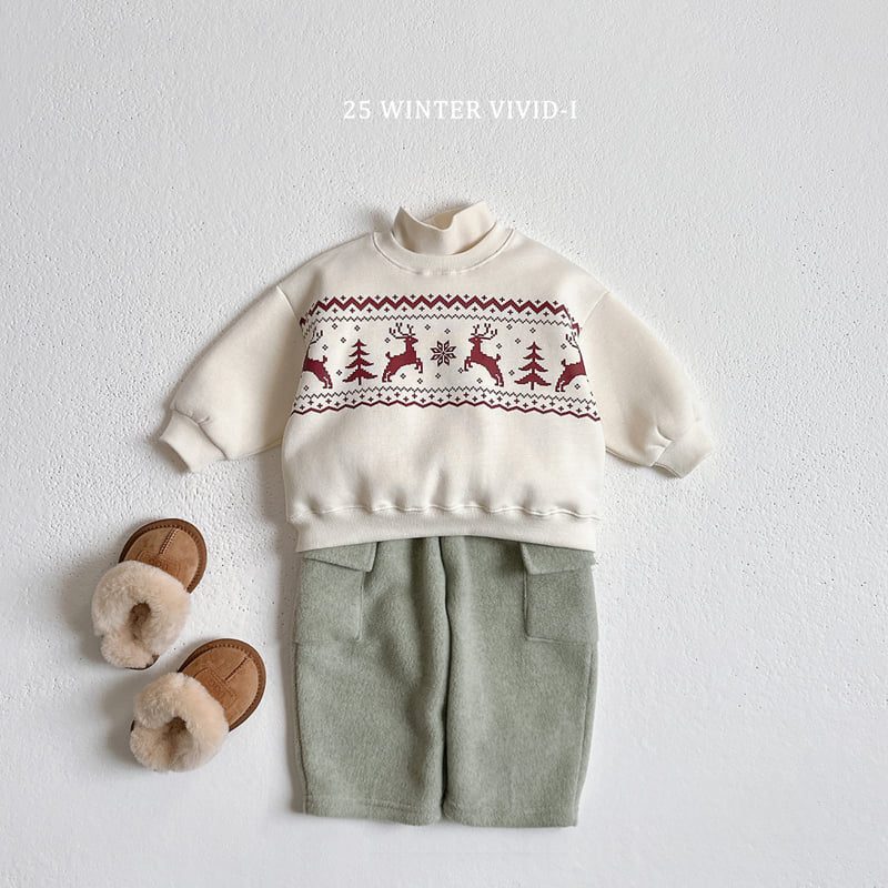 Vivid I - Korean Children Fashion - #kidsshorts - Winter Nordic Sweatshirt - 8