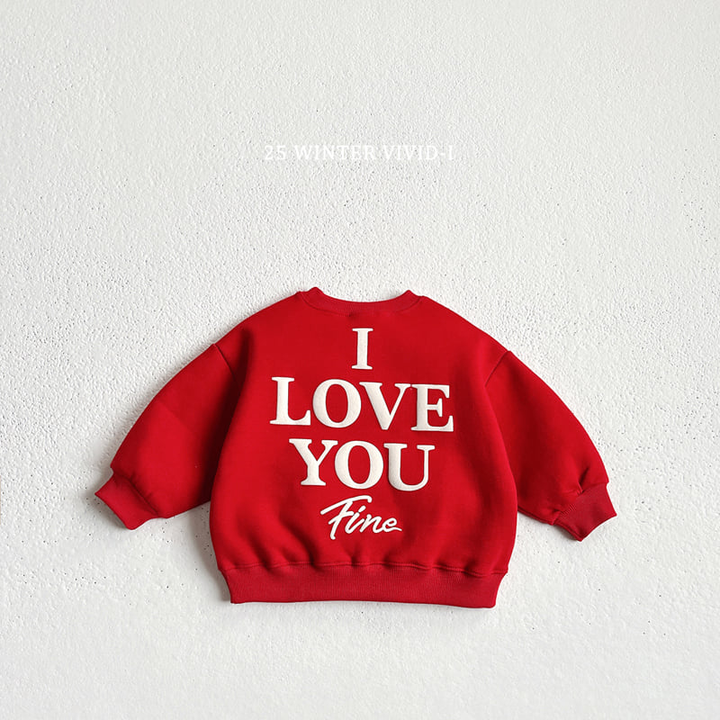 Vivid I - Korean Children Fashion - #kidsshorts - 3D Love Fleece Sweatshirt - 7