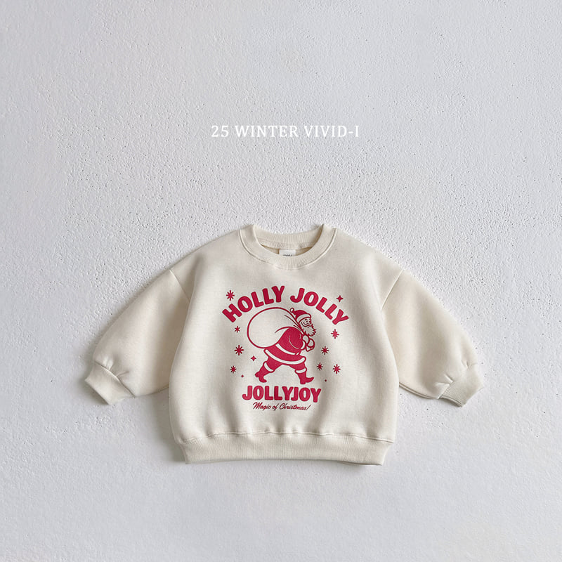 Vivid I - Korean Children Fashion - #fashionkids - Holly Jolly Santa Sweatshirt - 4