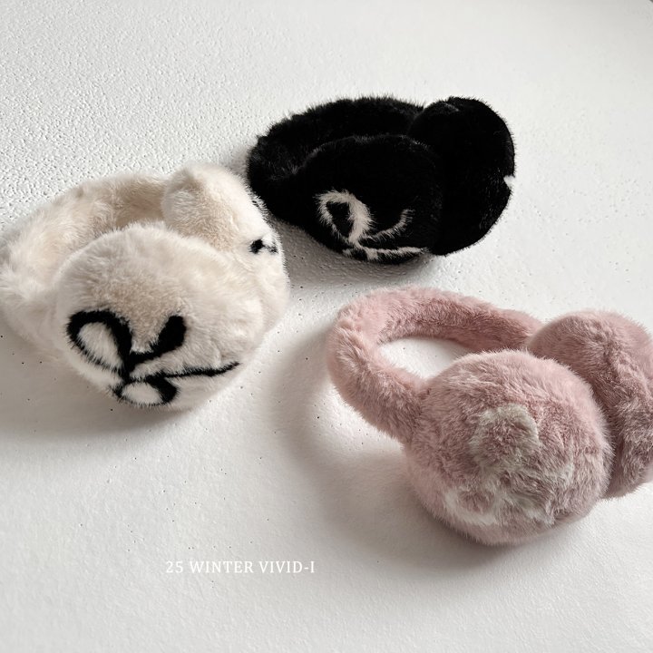 Vivid I - Korean Children Fashion - #kidsshorts - Ribbon Earmuffs - 3