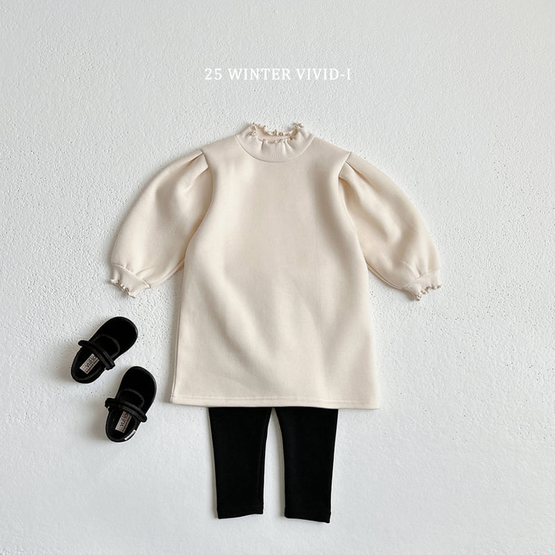 Vivid I - Korean Children Fashion - #kidsshorts - Warm Fleece Leggings - 10