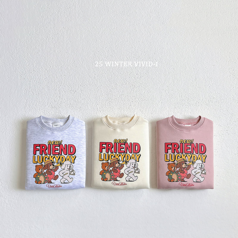 Vivid I - Korean Children Fashion - #kidsshorts - Friends Pop Art Sweatshirt - 3