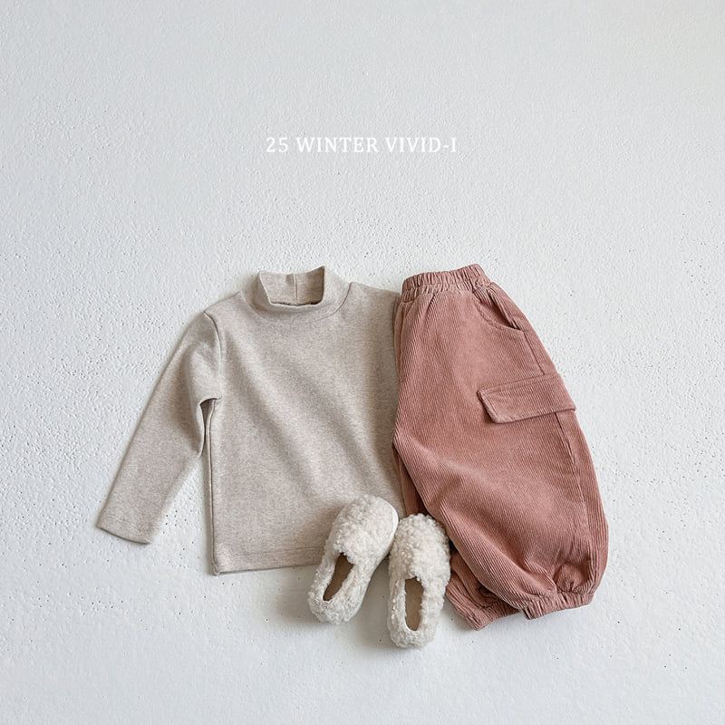 Vivid I - Korean Children Fashion - #kidsshorts - Vivid Winter Turtleneck Tee - 9