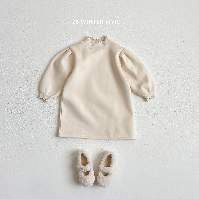 Vivid I - Korean Children Fashion - #fashionkids - Fleece Wave One-piece - 4
