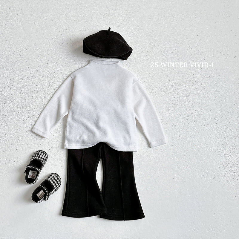 Vivid I - Korean Children Fashion - #kidsstore - Knit Pintuck Pants - 12