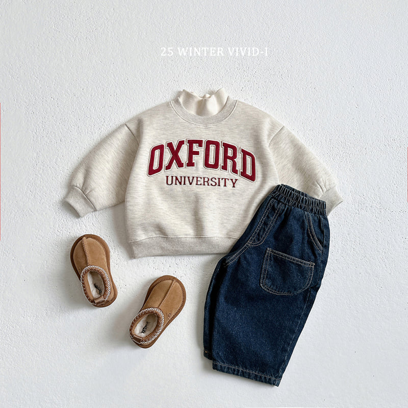 Vivid I - Korean Children Fashion - #kidsstore - Oxford Sweatshirt - 8