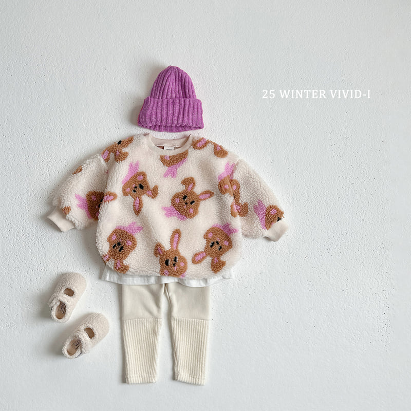 Vivid I - Korean Children Fashion - #kidsstore - Shearling Pattern Sweatshirt - 11