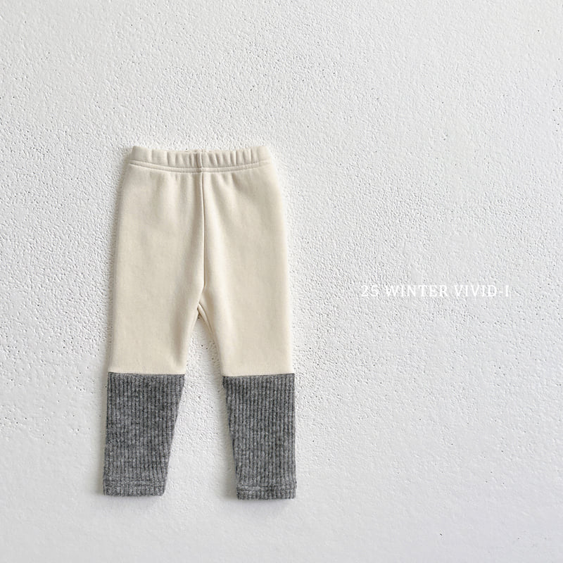 Vivid I - Korean Children Fashion - #kidsstore - Knit Warmer Leggings - 6