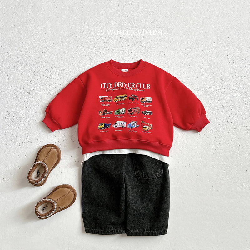 Vivid I - Korean Children Fashion - #kidsstore - Mini Car Sweatshirt - 11