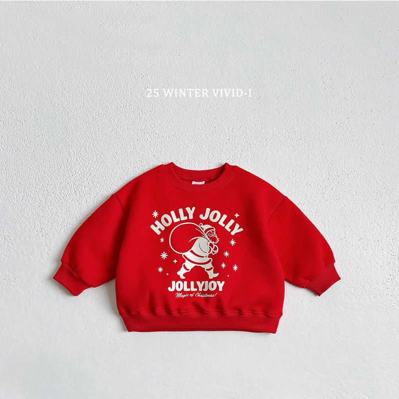 Vivid I - Korean Children Fashion - #kidsstore - Holly Jolly Santa Sweatshirt - 5