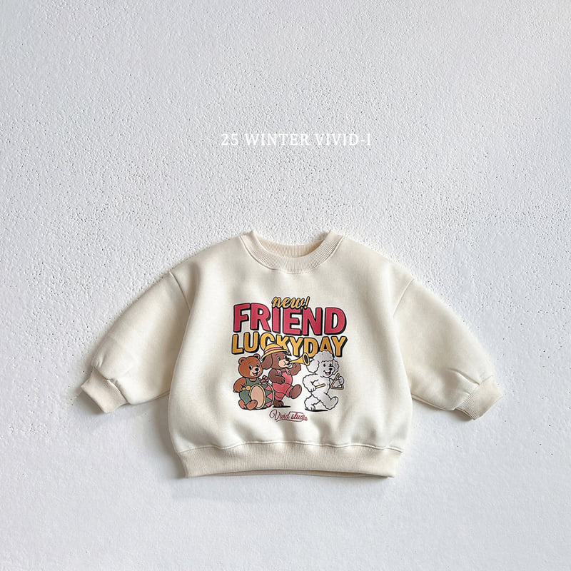 Vivid I - Korean Children Fashion - #kidsshorts - Friends Pop Art Sweatshirt - 4