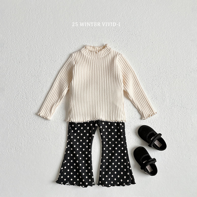 Vivid I - Korean Children Fashion - #kidsstore - Fleece Pattern Wave Pants - 11