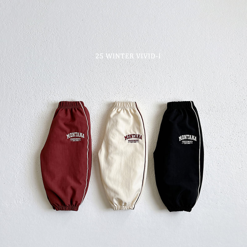 Vivid I - Korean Children Fashion - #kidsstore - Fleece Montana Jogger Pants - 3