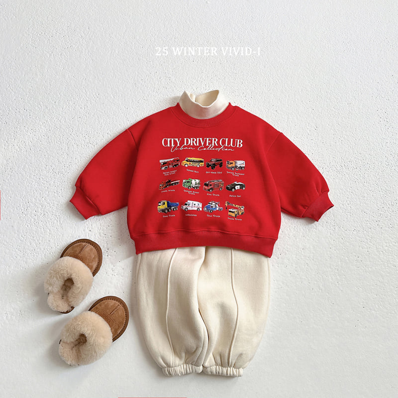 Vivid I - Korean Children Fashion - #kidzfashiontrend - Mini Car Sweatshirt - 12