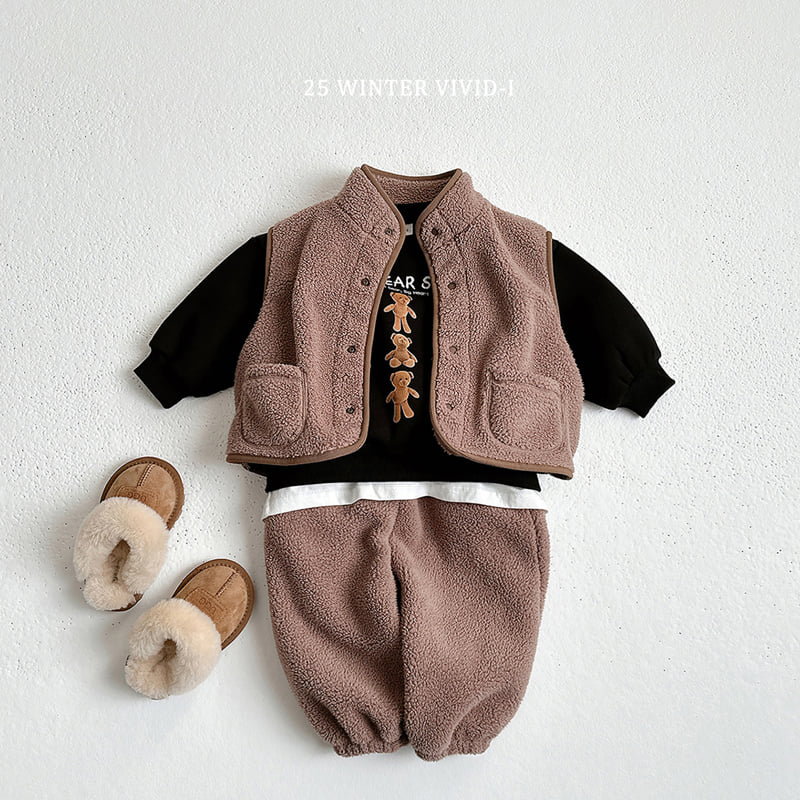Vivid I - Korean Children Fashion - #kidzfashiontrend - Mini Bear Sweatshirt - 11