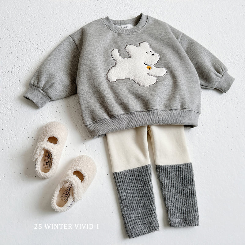 Vivid I - Korean Children Fashion - #kidzfashiontrend - Boucle Pet Sweatshirt - 10