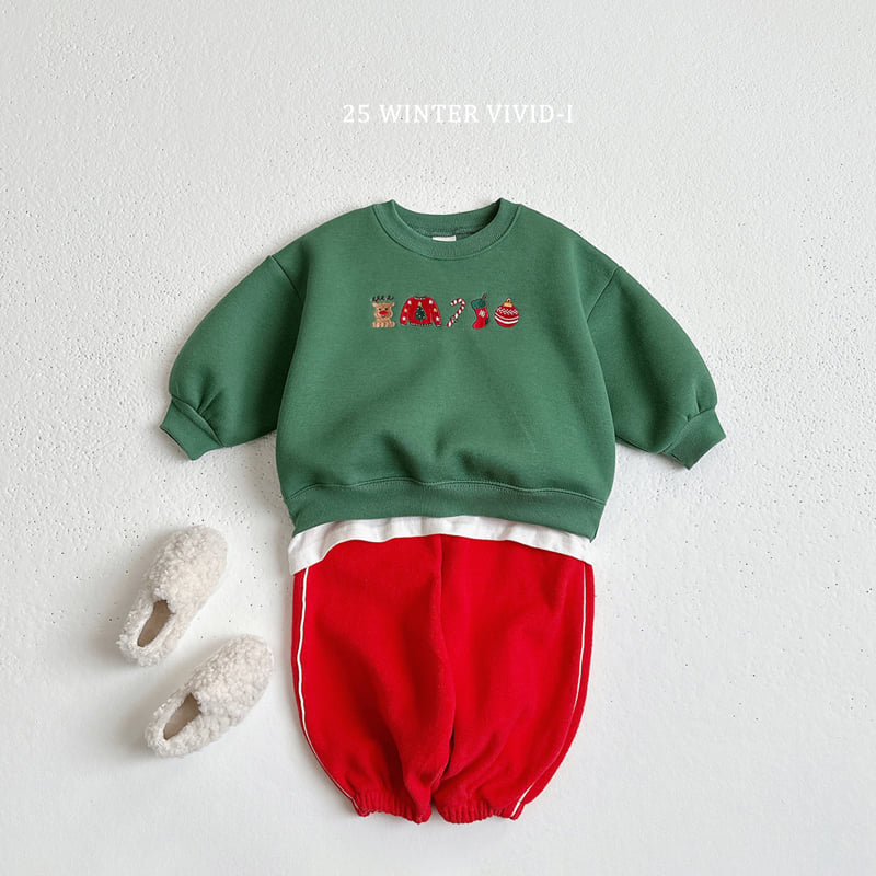 Vivid I - Korean Children Fashion - #kidzfashiontrend - Terry Stripe Jogger Pants - 7