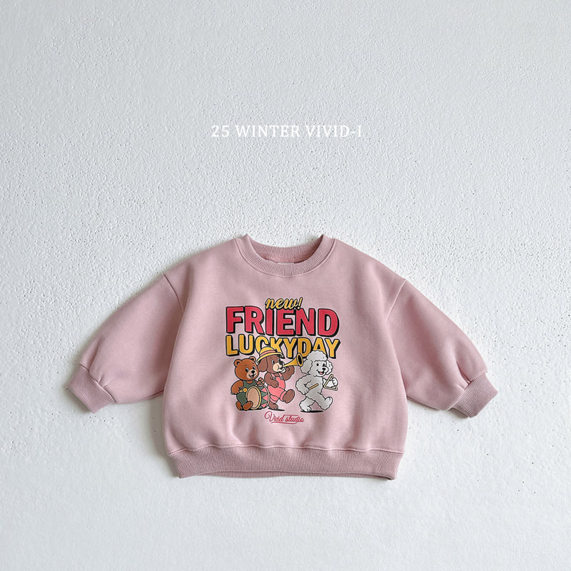 Vivid I - Korean Children Fashion - #kidzfashiontrend - Friends Pop Art Sweatshirt - 5