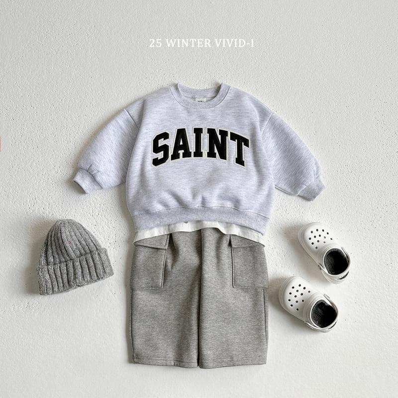 Vivid I - Korean Children Fashion - #kidzfashiontrend - Saint Sweatshirt - 10