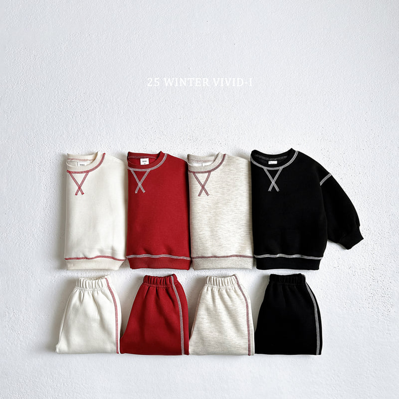 Vivid I - Korean Children Fashion - #kidzfashiontrend - Line Set - 3