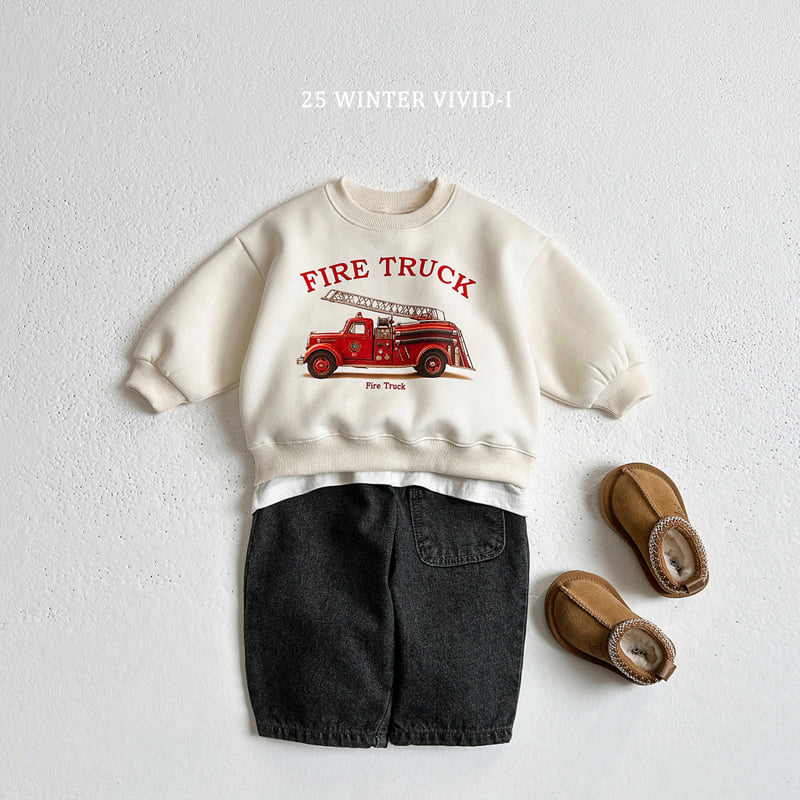 Vivid I - Korean Children Fashion - #kidzfashiontrend - Fleece Pocket Jeans - 12