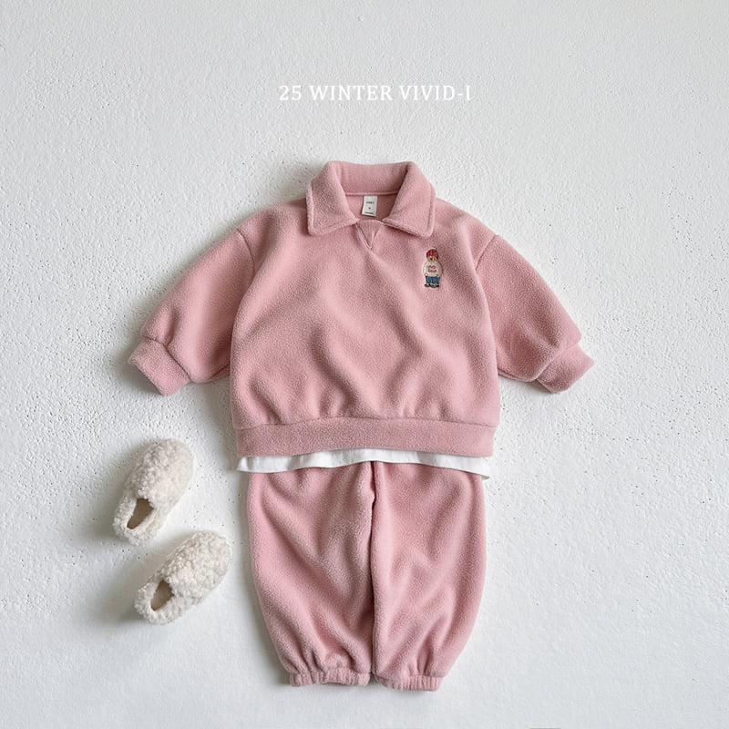 Vivid I - Korean Children Fashion - #littlefashionista - Fleece Collar Set - 5