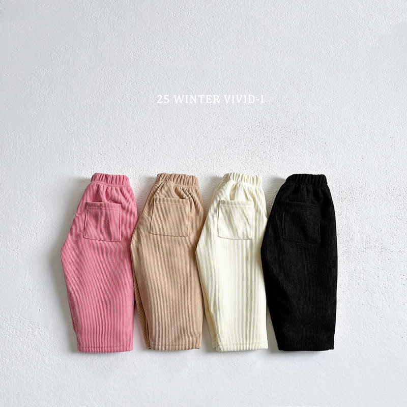 Vivid I - Korean Children Fashion - #littlefashionista - Soft Fleece Corduroy Pants
