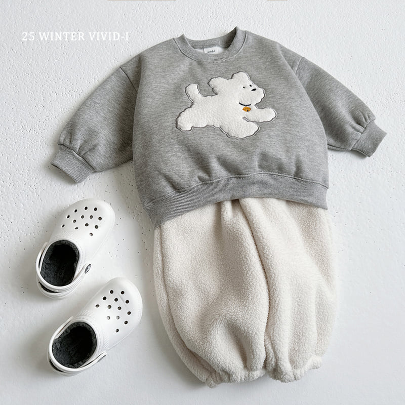 Vivid I - Korean Children Fashion - #littlefashionista - Boucle Pet Sweatshirt - 12
