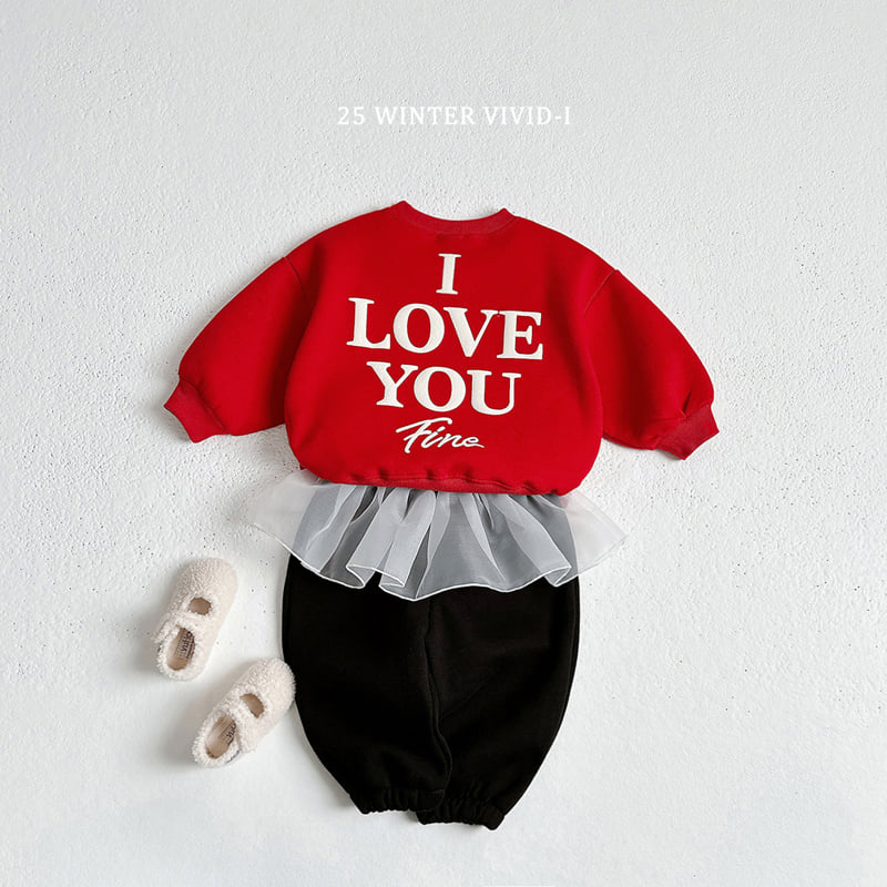 Vivid I - Korean Children Fashion - #littlefashionista - 3D Love Fleece Sweatshirt - 11