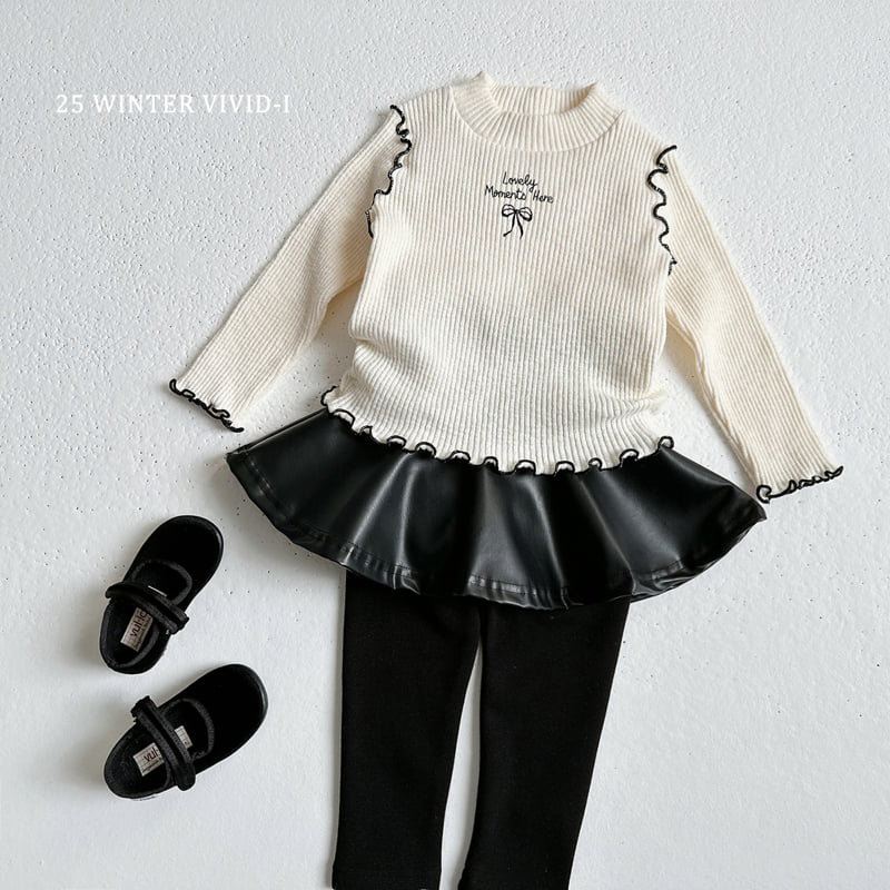 Vivid I - Korean Children Fashion - #littlefashionista - Glossy Skirt Leggings - 11