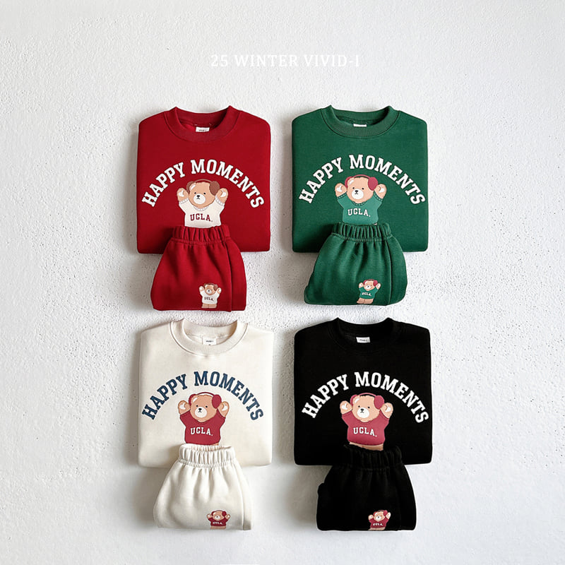 Vivid I - Korean Children Fashion - #littlefashionista - Ear Muff Bear Set
