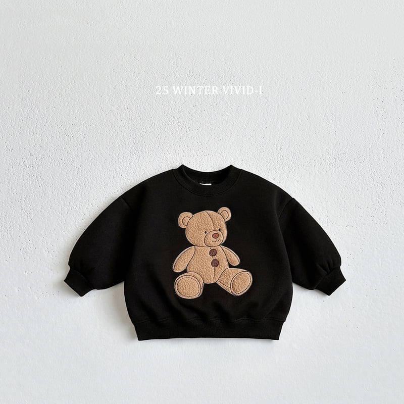 Vivid I - Korean Children Fashion - #magicofchildhood - Teddy Bear Sweatshirt - 3