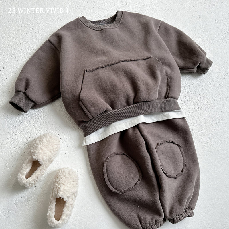 Vivid I - Korean Children Fashion - #magicofchildhood - Double Fleece Kangaroo Sweatshirt - 10