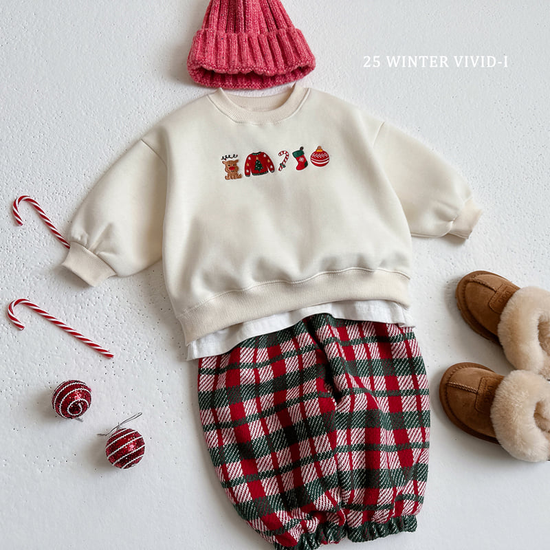 Vivid I - Korean Children Fashion - #magicofchildhood - Christmas Mini Sweatshirt - 8
