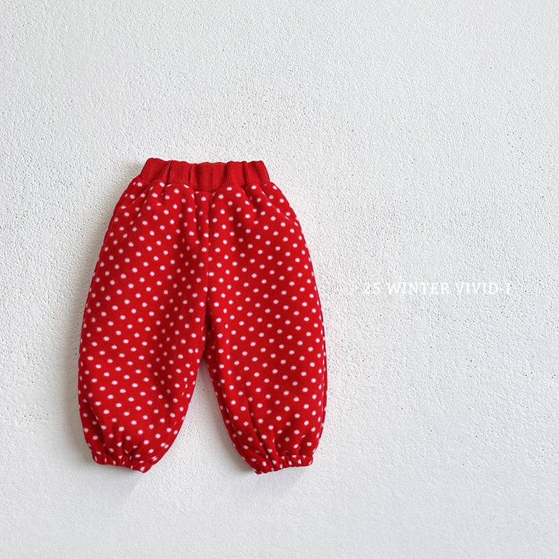 Vivid I - Korean Children Fashion - #magicofchildhood - Fleece Printed Jogger Pants - 7
