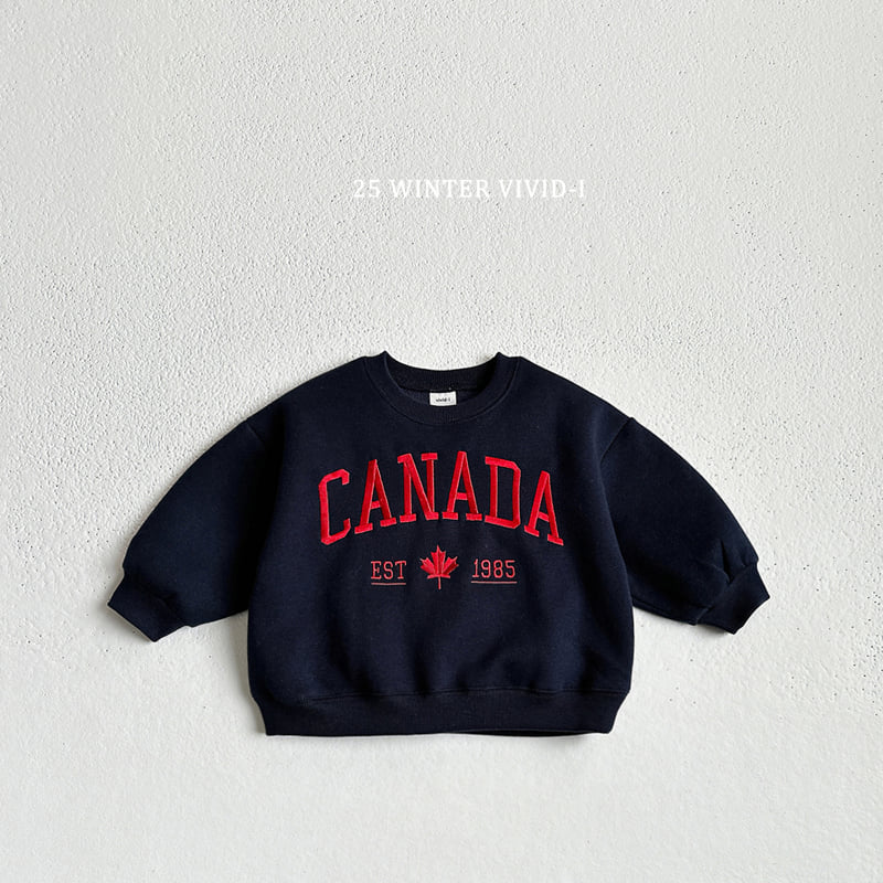 Vivid I - Korean Children Fashion - #magicofchildhood - Canada Sweatshirt - 5
