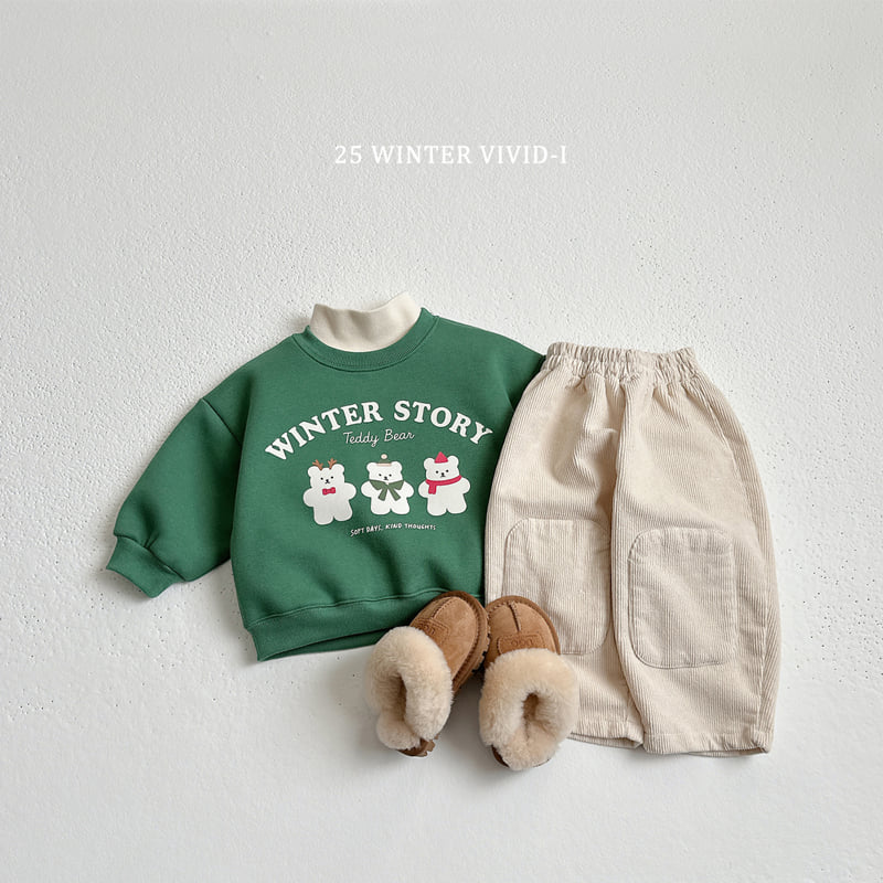 Vivid I - Korean Children Fashion - #magicofchildhood - Winter Bear Sweatshirt - 11