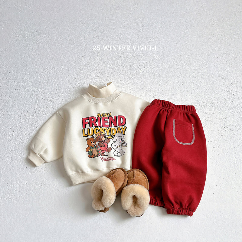 Vivid I - Korean Children Fashion - #magicofchildhood - Friends Pop Art Sweatshirt - 8