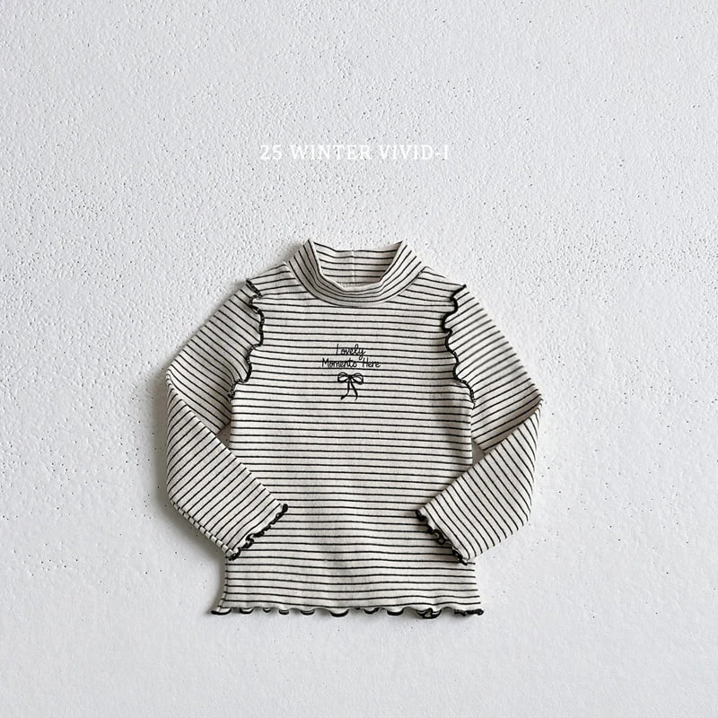 Vivid I - Korean Children Fashion - #littlefashionista - Winter Love Ribbed Tee - 4