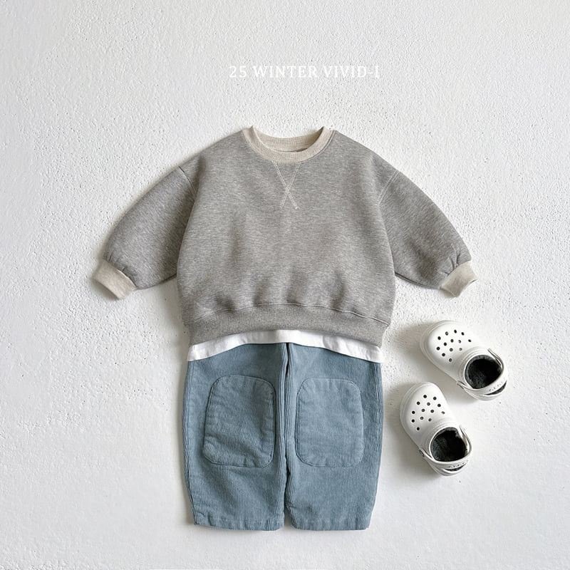 Vivid I - Korean Children Fashion - #magicofchildhood - Line Sweatshirt - 8
