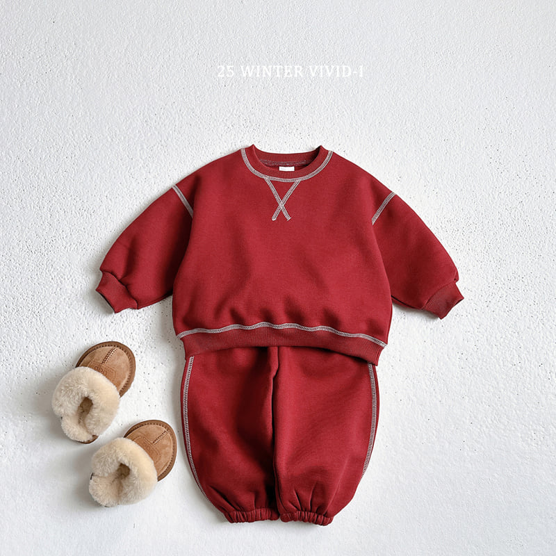 Vivid I - Korean Children Fashion - #magicofchildhood - Line Set - 6