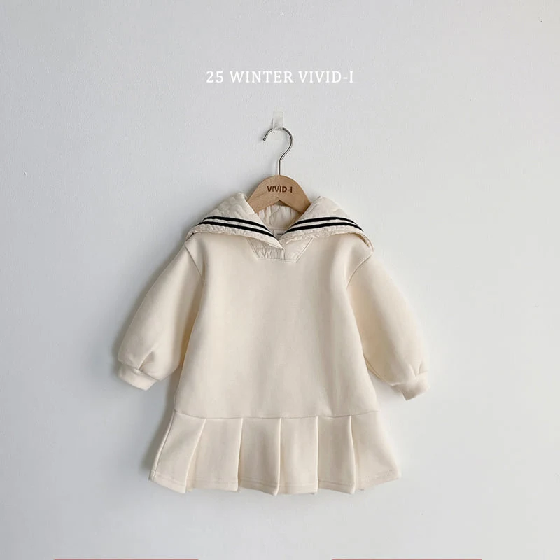 Vivid I - Korean Children Fashion - #littlefashionista - Quilted Sailor One-piece - 4