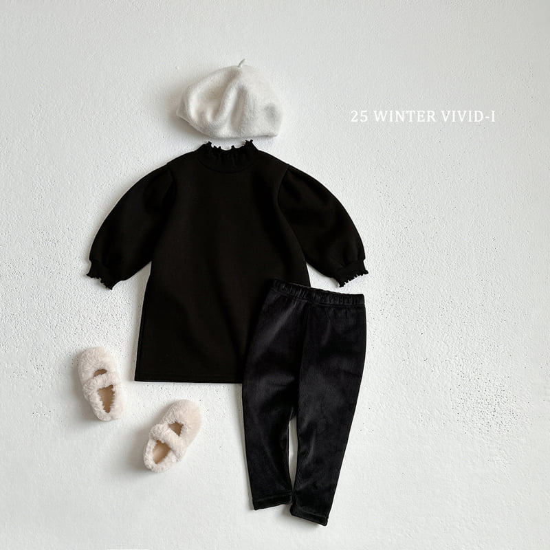 Vivid I - Korean Children Fashion - #magicofchildhood - Fleece Wave One-piece - 9