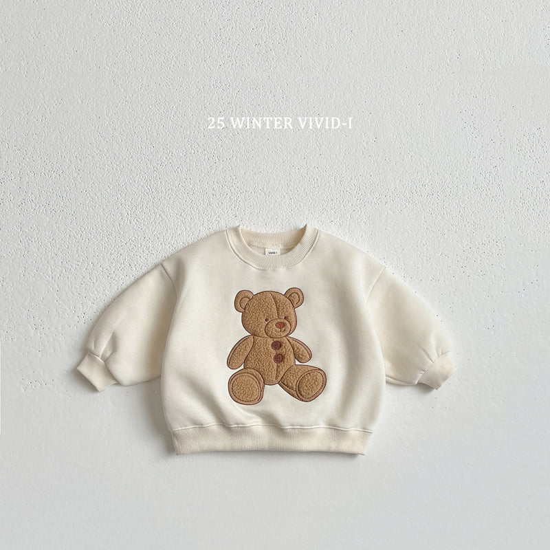 Vivid I - Korean Children Fashion - #magicofchildhood - Teddy Bear Sweatshirt - 4