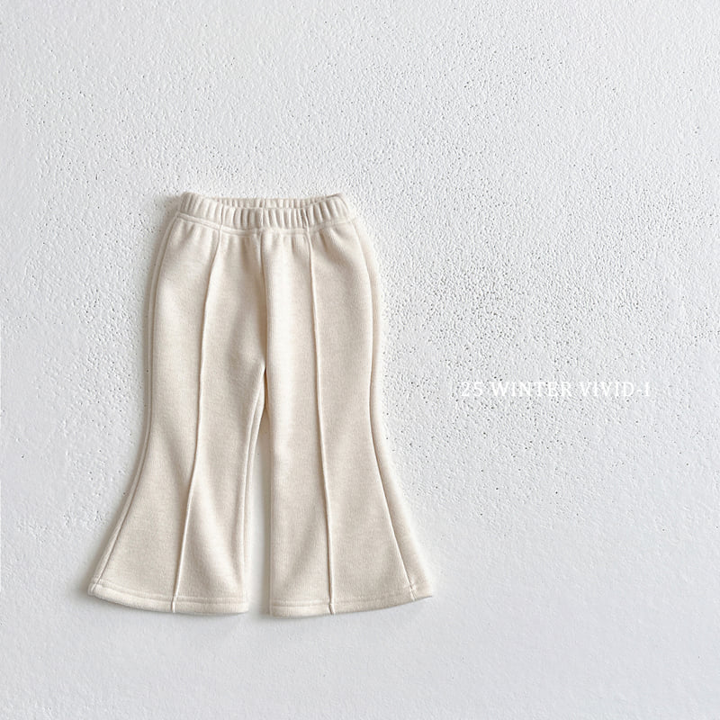 Vivid I - Korean Children Fashion - #minifashionista - Knit Pintuck Pants - 3